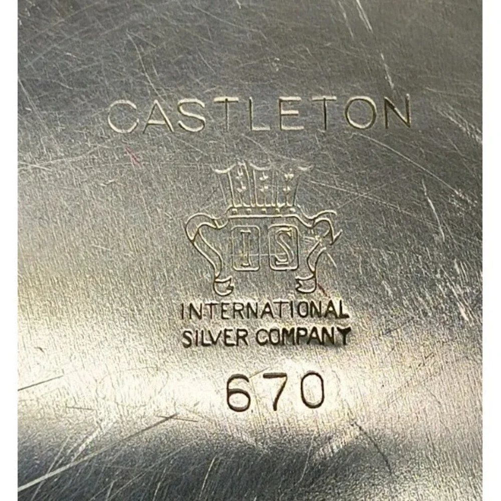 Castleton International Silver Company Round Platter‎ #670